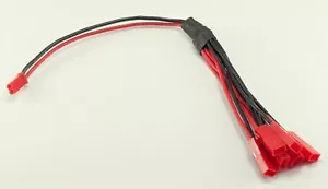 Traxxas VXLJST splitter Y connector harness. One male to 6 female JST plugs 1M6F - Picture 1 of 3