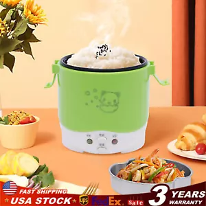 1L Mini Electric Rice Cooker & Steamer Only for Car Travel Lunch Box 12V - Picture 1 of 23