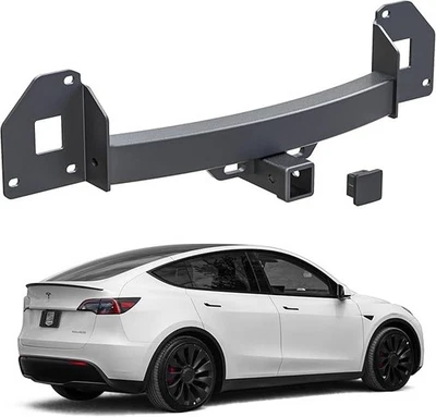 Trailer Hitch Compatible with Tesla Model Y 2020-2024, 2 inch Rear Tow Hitch - Image 1 of 3