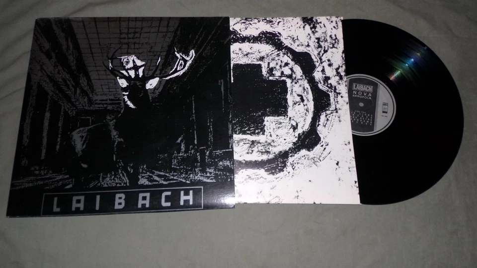 LAIBACH Nova Akropola LP vinyl Wax Trax Records WAX 7080 original US 1985 EX-NM - Image 1 of 4