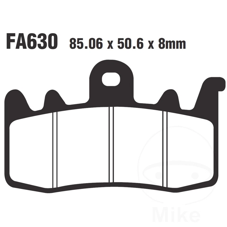 Pastillas de freno EBC sinterizadas EPFA630HH para Ducati Panigale 899 2014-2015 Foto 1 de 1