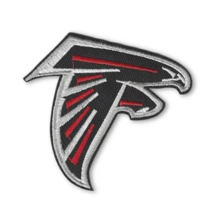 ATLANTA FALCONS IRON ON PATCH 3.2" Sports Football Team Fan Embroidered Applique - Picture 1 of 2