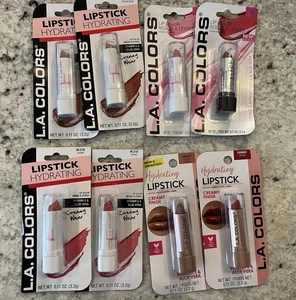 L.A. Colors Hydrating Lipstick New & Sealed Lot of 8 Berry Ice Sorbet Victory - Picture 1 of 5