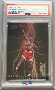 1993 Michael Jordan Fleer Ultra Scoring Kings PSA 7 #5 - Bild 1 von 2