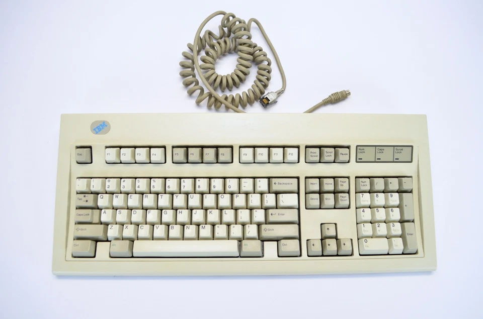 IBM Model M Keyboard Wired 1994 Clicky Buckling Spring Mechanical 1370477 - Image 1 of 4