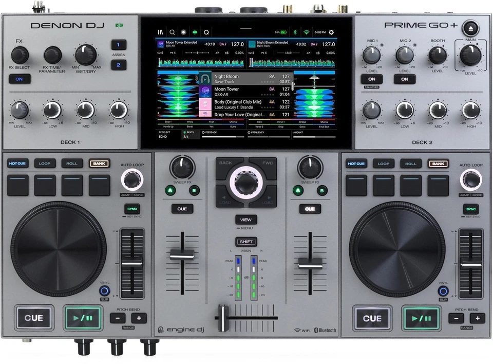 Denon DJ Prime GO+ Portable 2-deck Standalone DJ System - Image 1 of 1