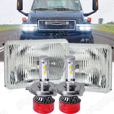 Faros LED 4x6"" alto-bajo para Chevrolet Caprice Monte Carlo 1977-1986 2 piezas nuevos Foto 1 de 4