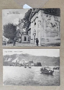 NOVARA PROVINCIA-ORTA SAN GIULIO-LOTTO 2 CARTOLINE-C99-171 - Picture 1 of 1