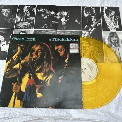 Cheap Trick – At The Budokan - UK 1979 - Epic – S EPC 86083 - YELLOW VINYL - VG - Image 1 of 4