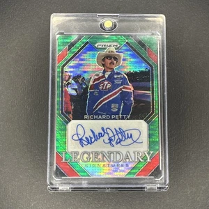 Richard Petty 2024 Panini Prizm Legendary Signatures Green Pulsar #LS-RPT #02/10 - Picture 1 of 3