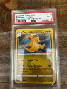 POKEMON 2022 Gamestop Exclusive DRAGONITE Holo #131 PSA 9 Mint RARE 3 - Picture 1 of 2