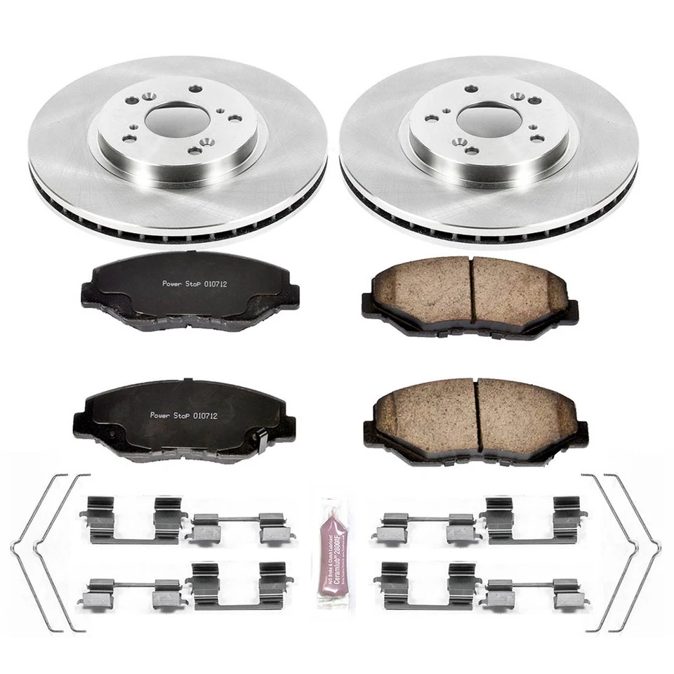 Комплект передних дисковых тормозных колодок PowerStop KOE2302 для Honda Pilot 2003-2008 годов выпуска - Изображение 1 из 1