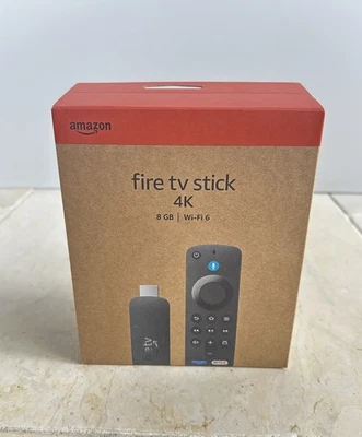 Amazon Fire TV Stick 4K (Newest gen), supports Wi-Fi 6, HDR10+ BRAND NEW✅ FAST🚚 - Image 1 of 4