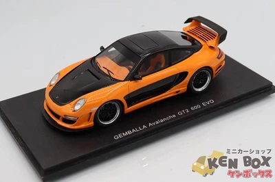 USED S 1 43 Spark S0718 GEMBALLA Avalanche GTR 600 EVO Orange Black Made in Chin - Image 1 of 4
