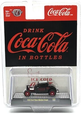 M2 MACHINES 1932 FORD 3 WINDOW COUPE COCA-COLA 2024 - Image 1 of 3