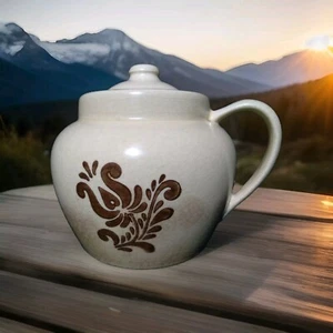Vintage Pfaltzgraff VILLAGE BEAN POT # 70 USA Crazed 7.5"H - Picture 1 of 10
