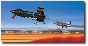 First Re-Entry (Artist Proof) by Mike Machat - North American X-15 - Joe Engle - Picture 1 of 1