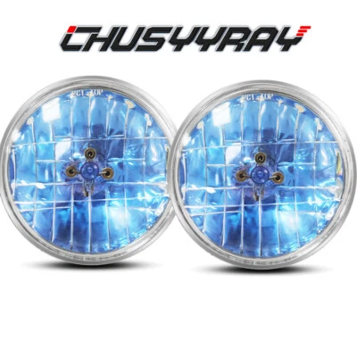 Fits Buick GS 455 1970-1972 2PC 5-3/4 5.75"inch HEADLIGHTS HALOGEN Hi/Lo beam - Image 1 of 4