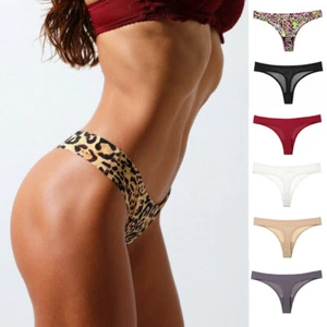 Sexy nahtlose Damen-Höschen Leopard G-String Tangas Dessous Unterwäsche - Bild 1 von 22