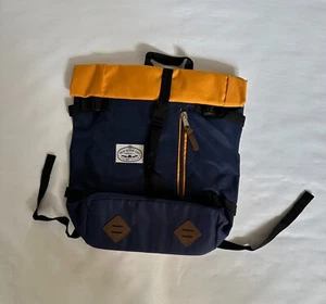 Poler Outdoor Sachen Rolltop Rucksack - blau Camping Rucksack - Bild 1 von 4