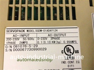 1pcs New Yaskawa SGDM-01ADAY124 Servo Drive In Box Expedited Ship - Picture 1 of 5