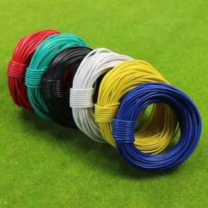 6 Rolls 1.5 AMP STRANDED EQUIPMENT WIRE 60 Meters DX026 - Picture 1 of 5