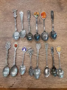 Andenken Löffel Sammlung Lot 14 Silber Unikat und Alt - Bild 1 von 12
