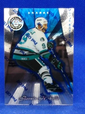 1997-98 Pinnacle Totally Certified Platinum Blue /3099 Bernie Nicholls #109 - Image 1 of 2
