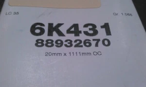 ACDELCO 6K431, 88932670, 43.1" LONG, 6-RIB BELT - Picture 1 of 2
