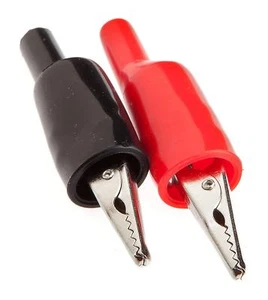 FORNEY 60343 ELECTRICAL TEST CLIPS W/ INSULATORS MADE IN USA! UPC: 032277603431 - Picture 1 of 4