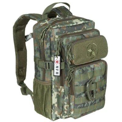 MFH Rucksack Militär Camping Freizeit USA Assault Flecktarn - Bild 1 von 2