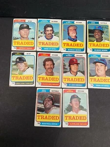 1974 TOPPS TRADED BASEBALL TRADING CARDS 10 - Bild 1 von 6