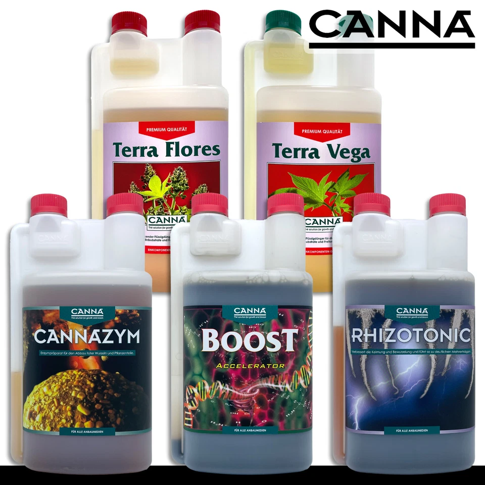 CANNA Boost Cannazym Rhizotonic Terra Flores Terra Vega Organischer PK-Dünger - Bild 1 von 1
