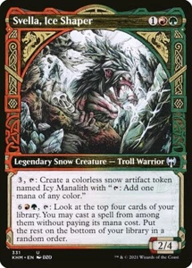 *FOIL SHOWCASE* Svella, Ice Shaper - Kaldheim - Magic: the Gathering - MTG - Picture 1 of 1