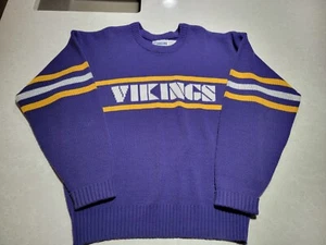 ๐ฅ Vintage MINNESOTA VIKINGS Sweater PRO LINE by CLIFF ENGLE XL - Picture 1 of 13