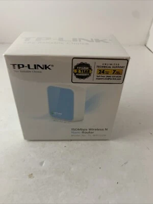 TP-LINK NANO (TL-WR702N) 150MBPS WIRELESS N NANO WIFI TRAVEL ROUTER WHITE NIB - Image 1 of 4
