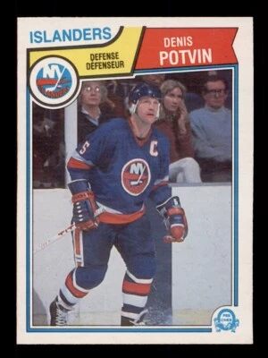 1983-84 O-PEE-CHEE HOCKEY #16 DENIS POTVIN NEW YORK ISLANDERS - Image 1 of 2