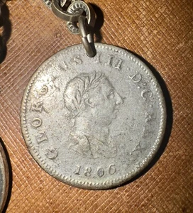 Antique Coin Brooch - 1806 Goerge III penny & Other Coins - Picture 1 of 13