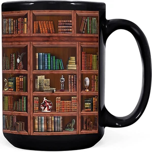 Book Mug Librarian Gifts for Book Lovers Women - Library Coffee Mug Book Club Gi - Picture 1 of 12