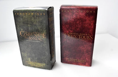 Lord of the Rings: Fellowship and The Two Towers Special Edition FRENCH VHS - Image 1 of 4