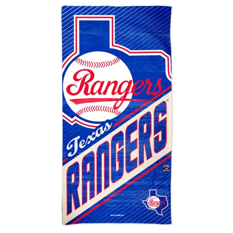 WinCraft Texas Rangers 30'' x 60'' Cooperstown Collection Spectra Beach Towel Cover