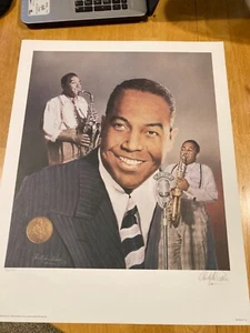 Charlie "Bird" Parker Jazz Limited Ed Print 34/500 by Christopher Paluso Signed - Picture 1 of 8