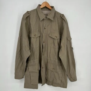 Cabelas Camicia Uomo XL Beige Serie Safari Caccia Utilità Multitasche Outdoor - Foto 1 di 12