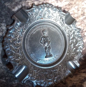 Vintage Europäischer Aschenbecher Manneken Pis Brüssel Bruxelles Belgien - Bild 1 von 9