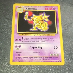 Kadabra 32/102 Base Set 1999 WOTC Uncommon Pokémon Card  - Picture 1 of 7