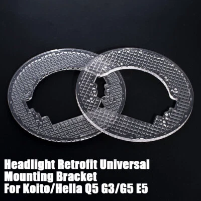 Soporte de montaje de transición universal de adaptación de faros para Hella Q5 G3/G5 E5 Foto 1 de 4