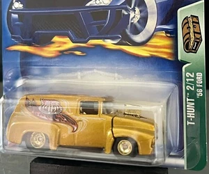 Hot Wheels 2003 Treasure Hunt '56 Ford #2/12 Real Riders - Picture 1 of 3