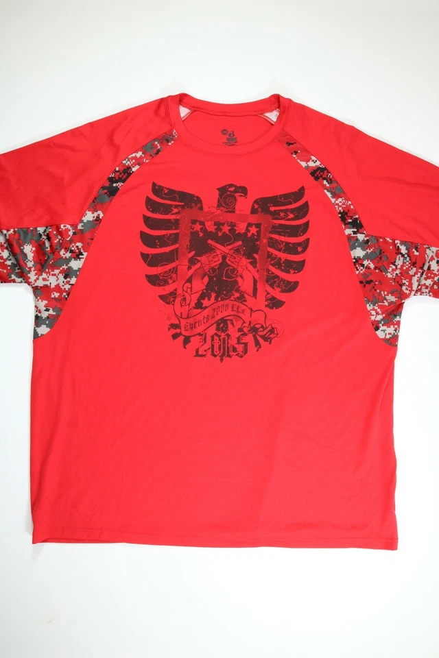 Mens Badger Red Athletic Graphic T Shirt XXL 2XL EUC - Image 1 of 4