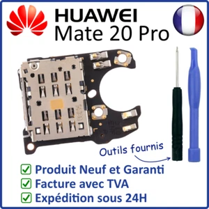 MODULE INTERNE DU LECTEUR DE CARTE SIM ET DU MICRO DU HUAWEI MATE 20 PRO +OUTILS - Photo 1 sur 4