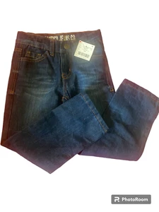 Nautica boy's dark blue adjustable waist jeans sz 6 NWT - Picture 1 of 5